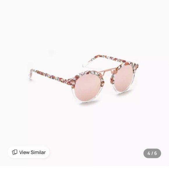 NWT. KREWE ST. LOUIS MIRRORED | LOTUS TO CRYSTAL ROSE GOLD - Picture 8 of 10